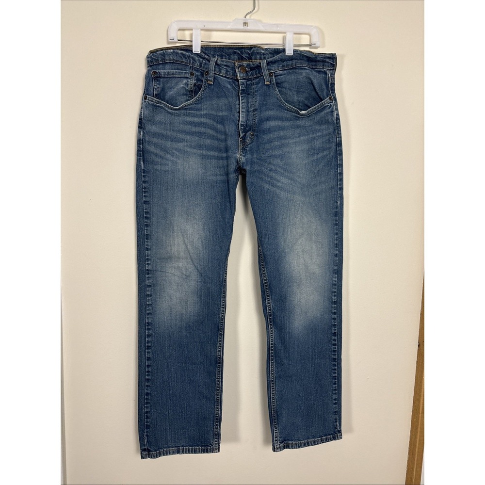 Levi's 559 Jeans Mens 34x30 Blue Relaxed Straight Medium Wash Waterless Denim